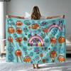 The Amazing World of Gumball Cartoon Print Flannel Blanket High Quality Warm Comfortable Cover for All Seasons Perfect for Gifts Home Decor