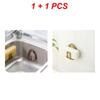 1/2PCS Suction Disc Hanger Cleaning Sponge Rack Hooks Kitchen Wall Hooks Simple Practical Kitchen Storage Organizers Plastic