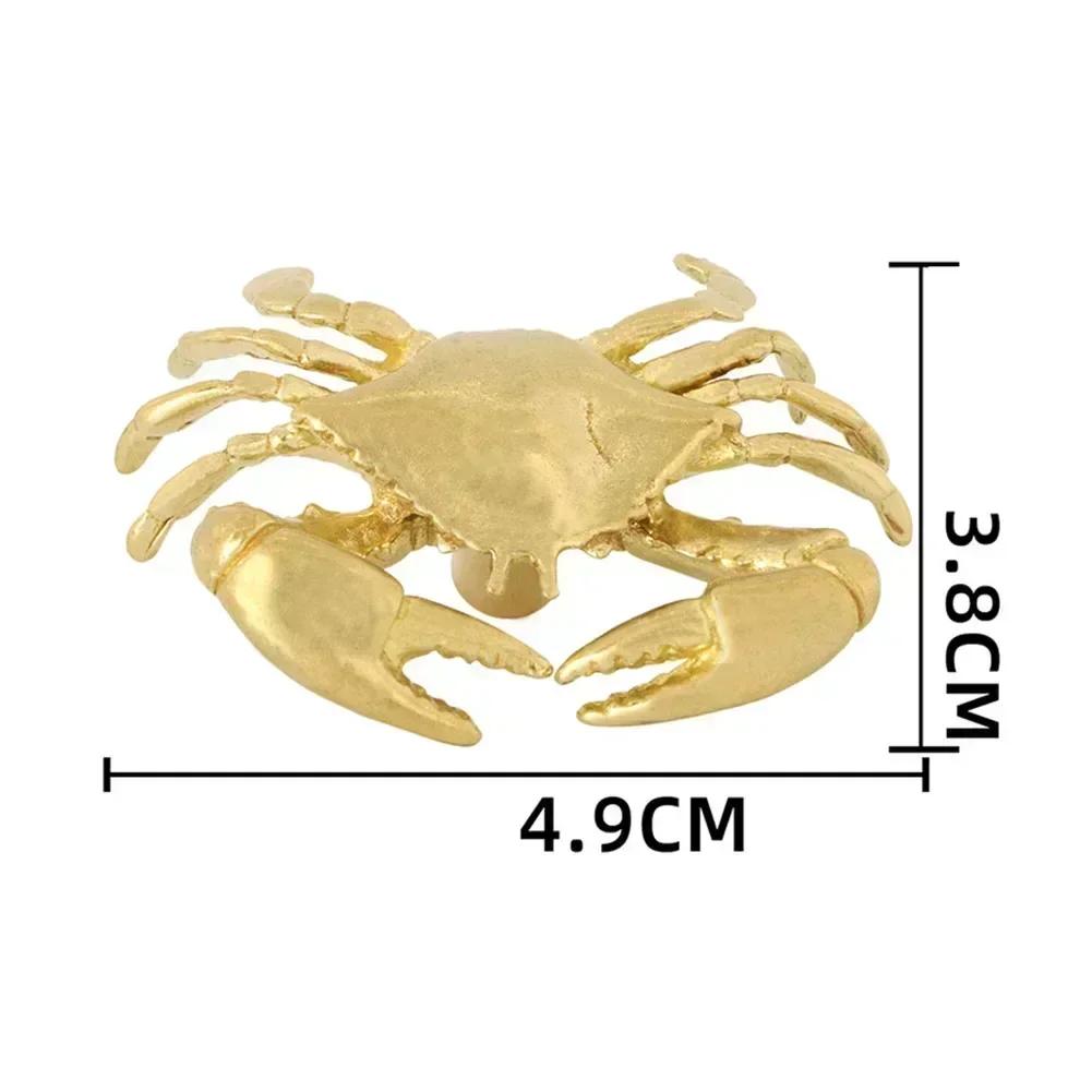 Solid Brass Door Handle Set Animal Handle Artistic Door Handle 4.9 3.8cm Brass Door Handle Elegant Home Accessory
