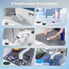 Spin Scrubber, Cordless Shower Scrubber with 8 Scrub Brush, 2 Speed with Adjustable Extension Handle, Battery Level Display, Pow