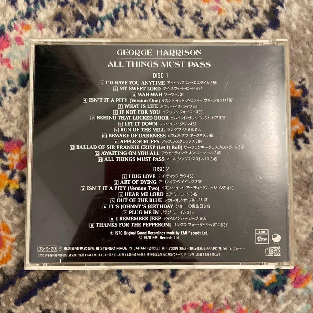 Usado George Harrison All Things Must Pass 2