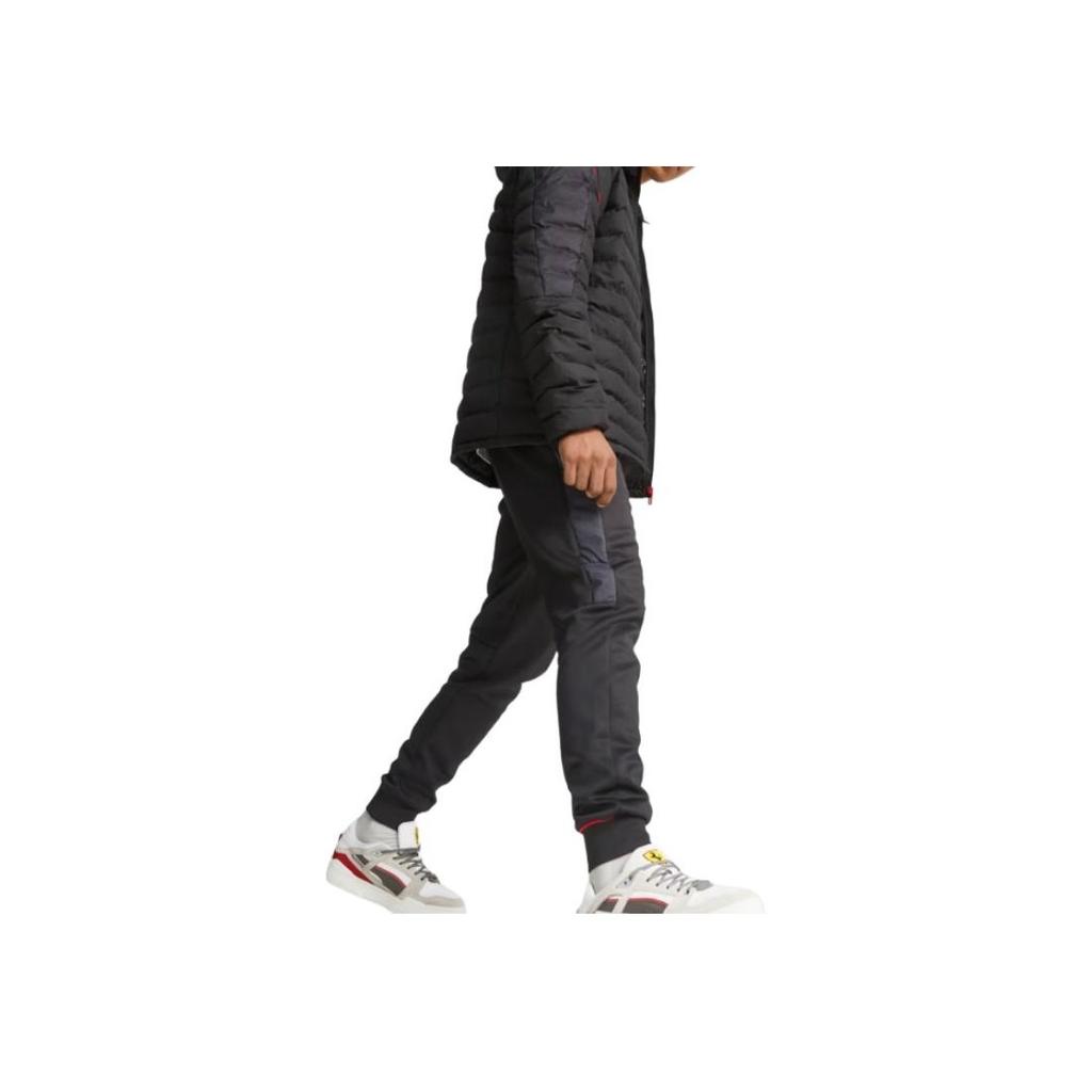 Puma X Ferrari Racing Collaboration Ferrari Race MT7 Ecolite Gepolsterte Jacke Unifarben Kapuze Langarm Slim Fit Reißverschlussjacke Herrenjacken 620934-01