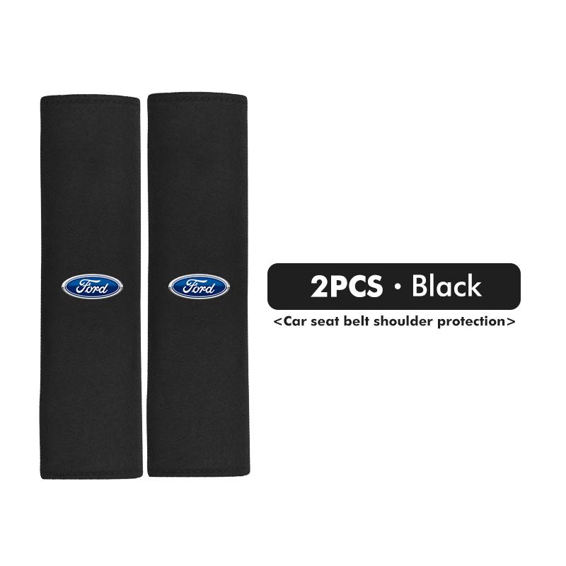 Soft Car Safety Belt Shoulder Cover Fatigue Relief Comfort Cushion For Ford Mk2 Mk3 Ranger Mondeo Mk4 S-MAX Kuga Mustang Fusion