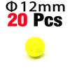 MNFT 20Pcs Foam Floats Ball Beads Pompano Float Bottom Rig Rigging Material for Saltwater Freshwater Fishing Fake Bait