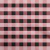 Cotton Cambric Dark Rose Brown Fabric Check  Diy Clothing Quilting Fabric Print Fabric By Yard 42 Inch