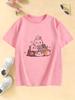 Cute Emoji Cat Fun Pure Cotton Printed Unisexs and Womens Wear Summer New Personalized Tshirt Fashion Casual Loose Tshirt