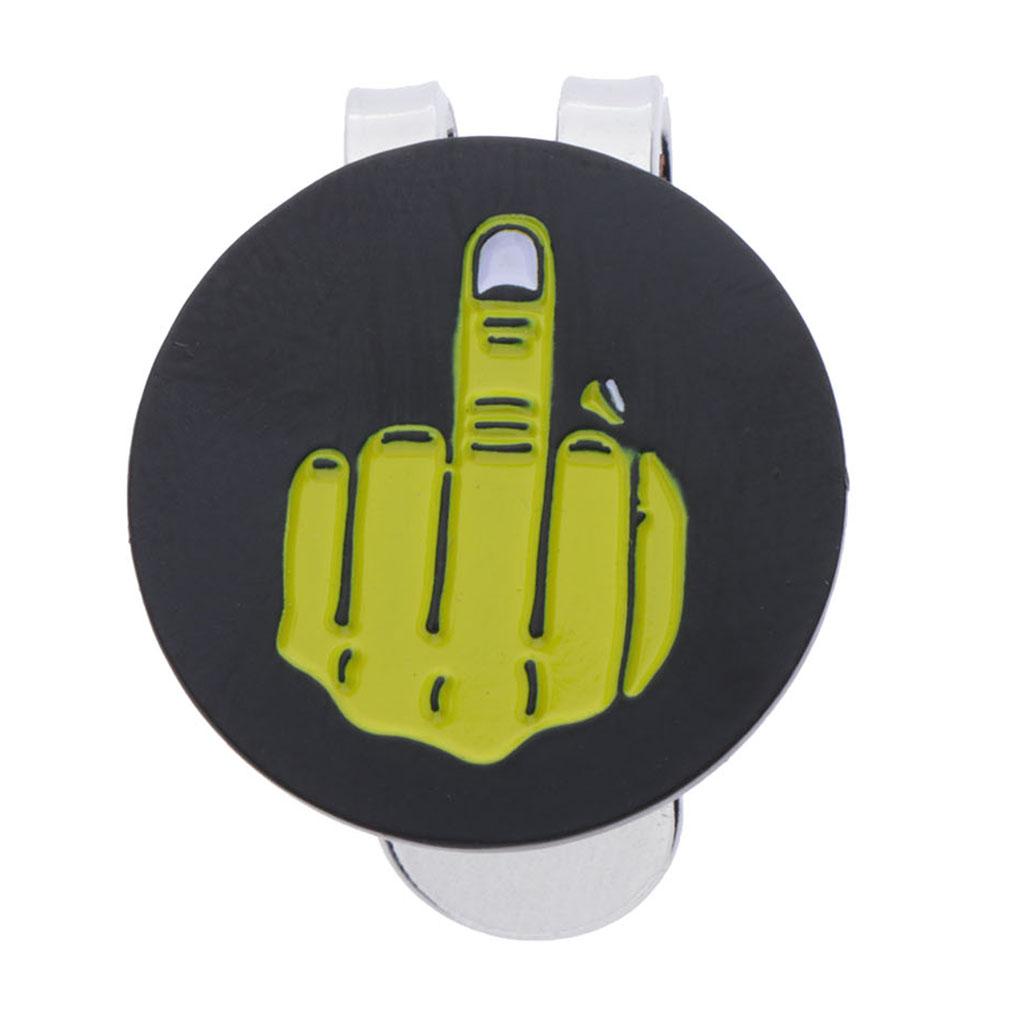 Golf Clip with Removable Ball Marker, Attaches Easily to Hats