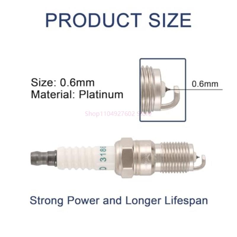 8pcs 41-993 19256067 High Quality Spark Plugs For Chevrole GMC Tahoe Pontia 41993 Ignition Candles