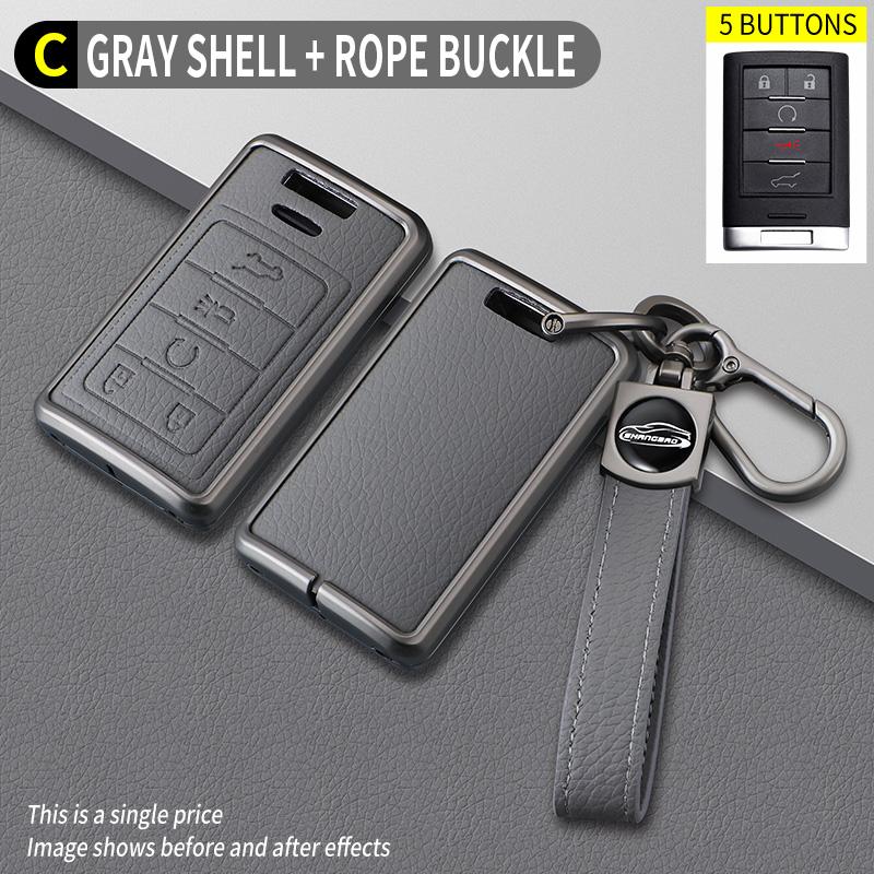 

Zinc Alloy Car Key Case Fob Cover for Chevrolet C7 Corvette Cadillac DTS SLS SRX XLS STS Escalade CTS ATS 28T CTSV XTS Accessory