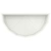 Planter White 60 x 30 x 35 cm Steel