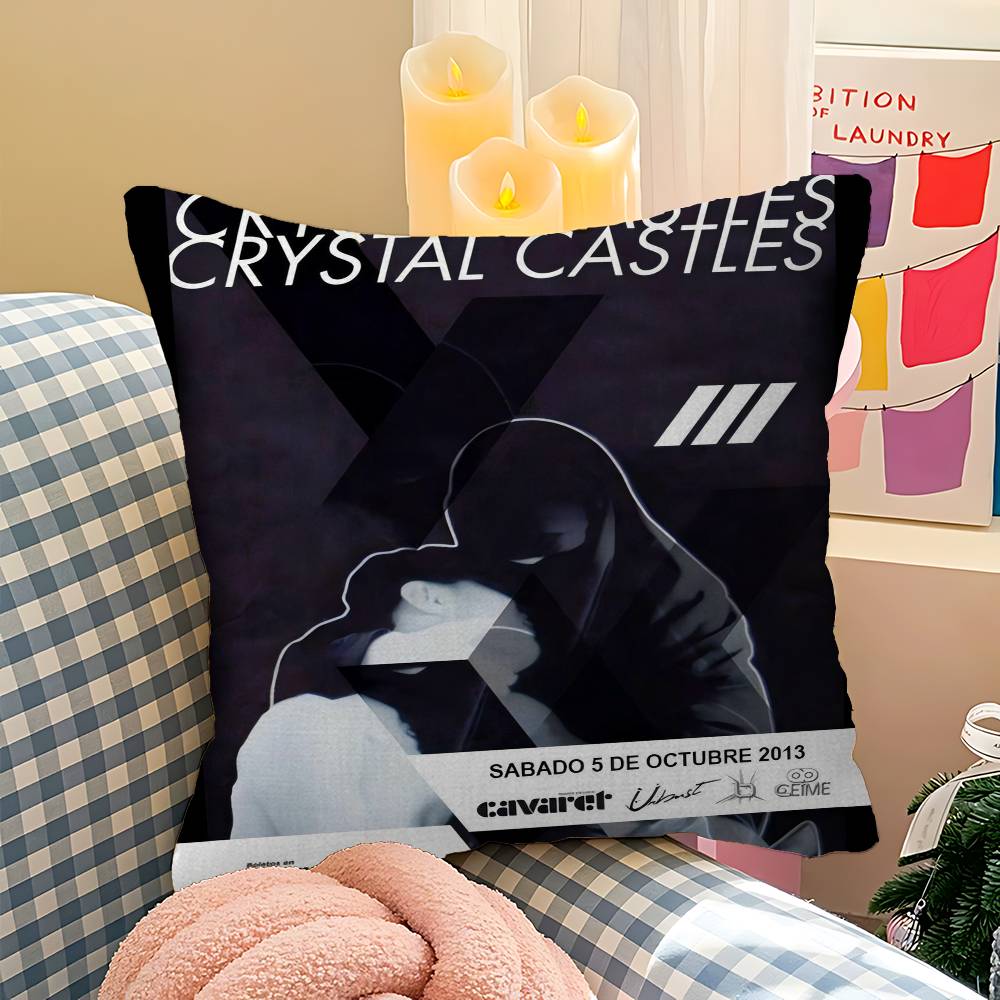 C-Crystal C-Castles Band Pillowcase toon Gift Cushion Cover Bedroom Home Sofa Chair Seat Decor pillow case