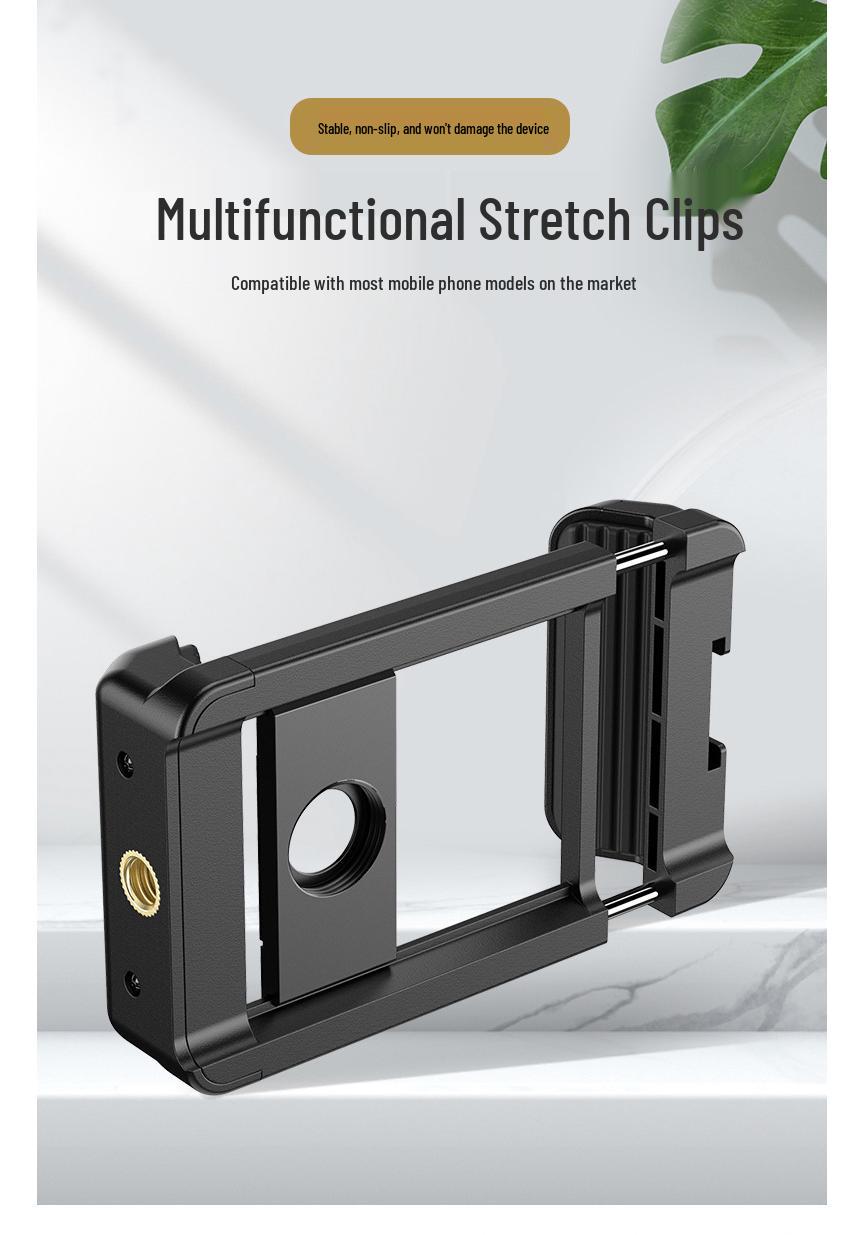 

Universal Multi-functional Mobile Phone Clip for Telescopes and Cameras, 17MM Threaded, One-Word Stretch Design.