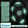 Self-Adhesive Night Reflective Hub Stickers for Children's Balance Bike Wheels