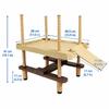 15.9 * 11 * 16.1in Reptile Floating Island With Ramp Climbing Basking Platform  Crabs