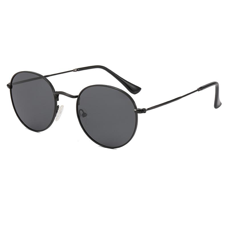 New Trend Sunglasses Fashion Personality Metal Round Frame Sunglasses Driving Essential Polarised Sunglasses
