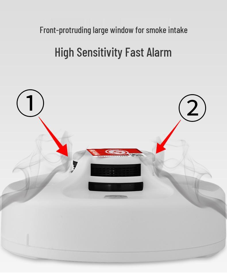 WiFi Smart Smoke Detector - Wireless Alarm and Fire Equipment with Phone Connectivity