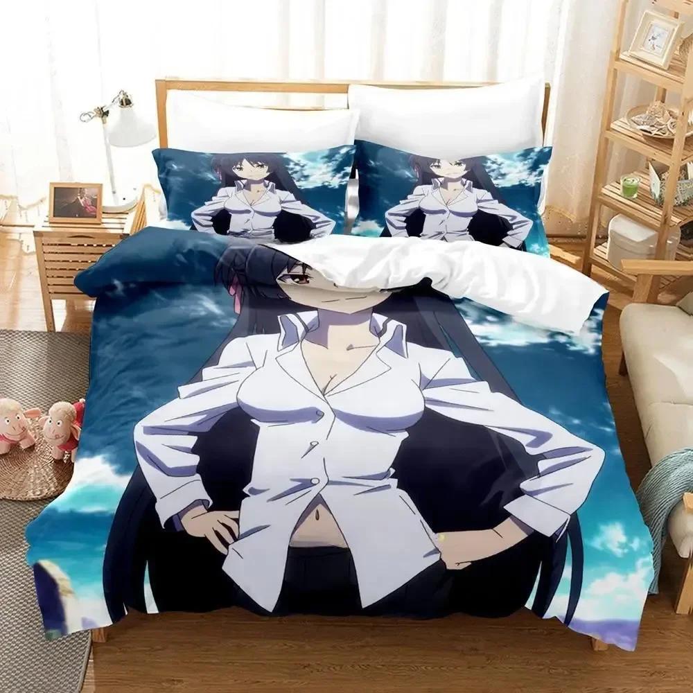 Trinity Seven Beding Set Single Twin Printed Bed Linen Set With Pilowcase Bed Soft Duvet Cover Soft Single Double Quen Super King-Sized Dimensionsd