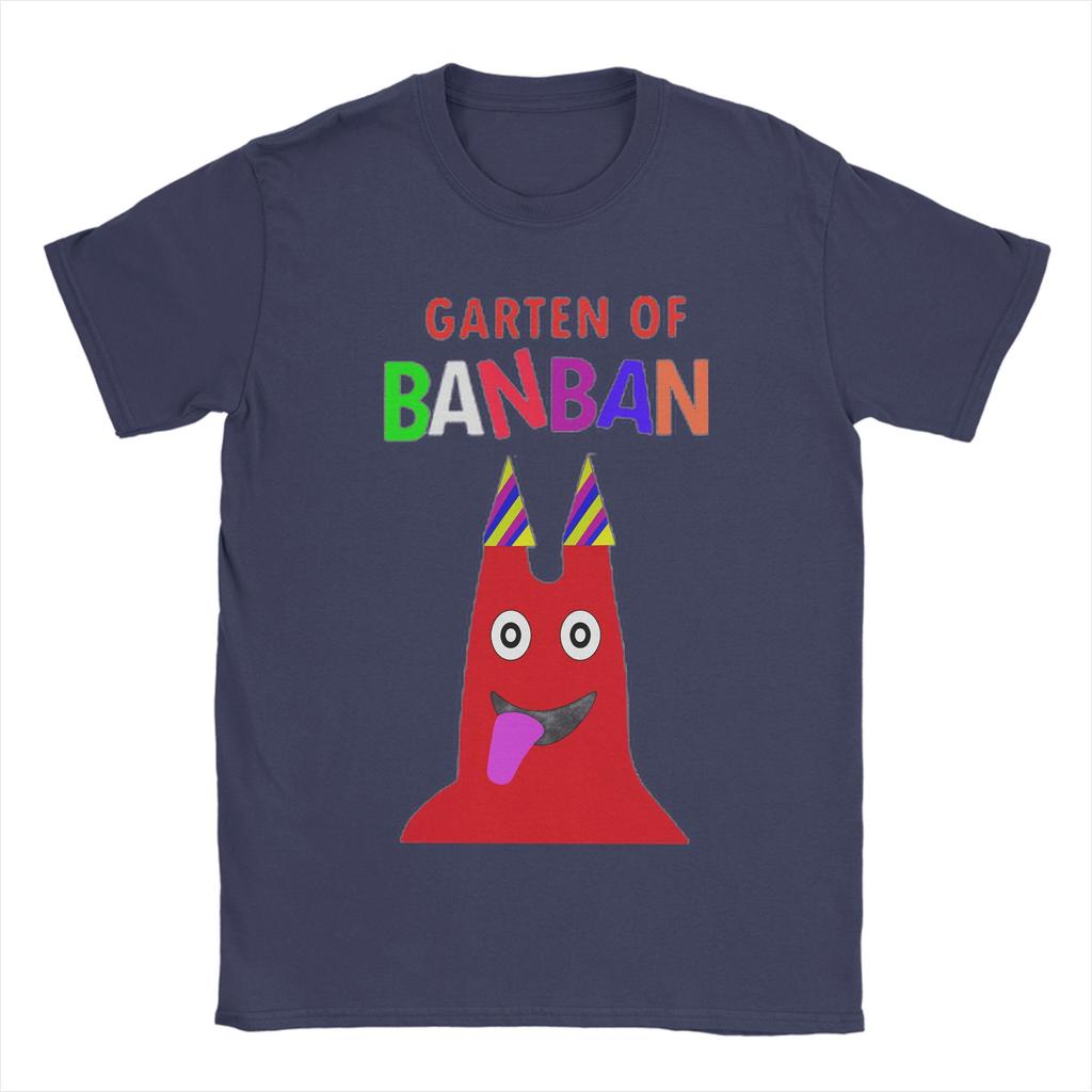 Garten of Banban Friends Characters T Shirts for Unisex Cotton Unique TShirts Round Collar  Tees Short Sleeve Tops Gift Idea