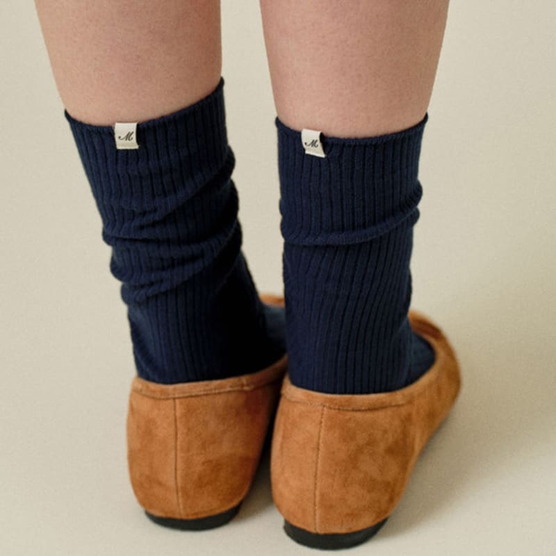 MangoManyPlease TOA RIBBED SOCKS_3COLORS