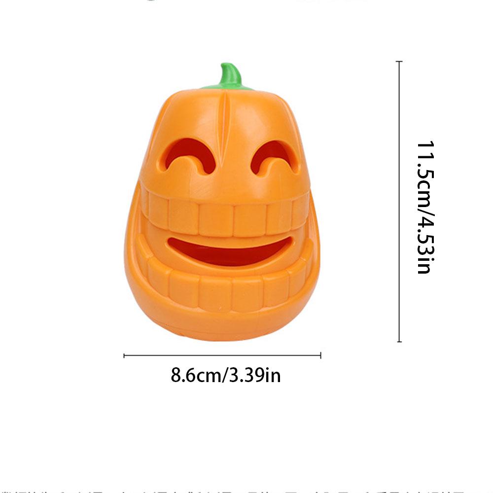 Halloween Pumpkin Chew Treat Dispenser Dog Toy - Interactive Fetch Toy for Dogs, Boredom Buster Pet Supplies,