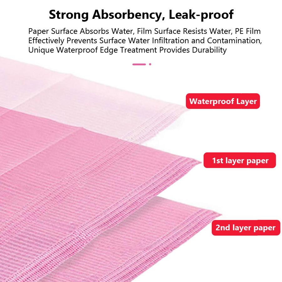 10Pcs Nail Art Table Mat, Waterproof Tissue Towels for Nail Table Cover Salon Supplies