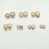 Zinc Alloy Ear Buckle Monk Head Ring with Nipple Stud for Phone Cases