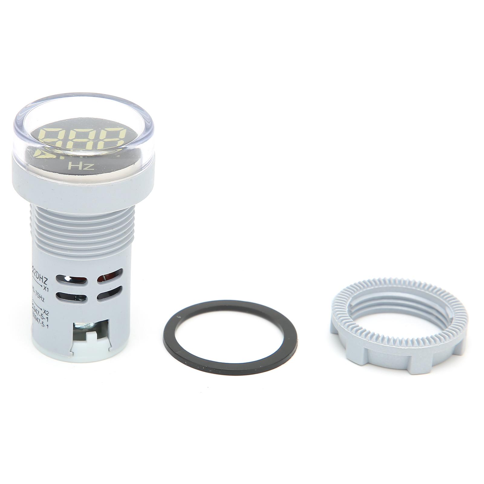

AD1622DHZ Frequency Meter 20~75Hz Frequency Indicator Light Panel Meter MonitorWhite