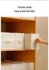 Anqin Foldable Narrow Storage Box - White Fabric