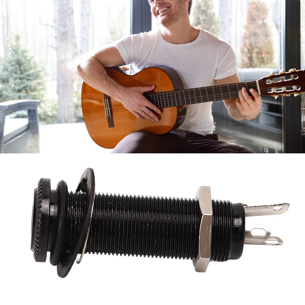 Gitarre Gewinde   Ersatz Messing Gerader Ausgang Endpin für Elektrische Gitarre Bass