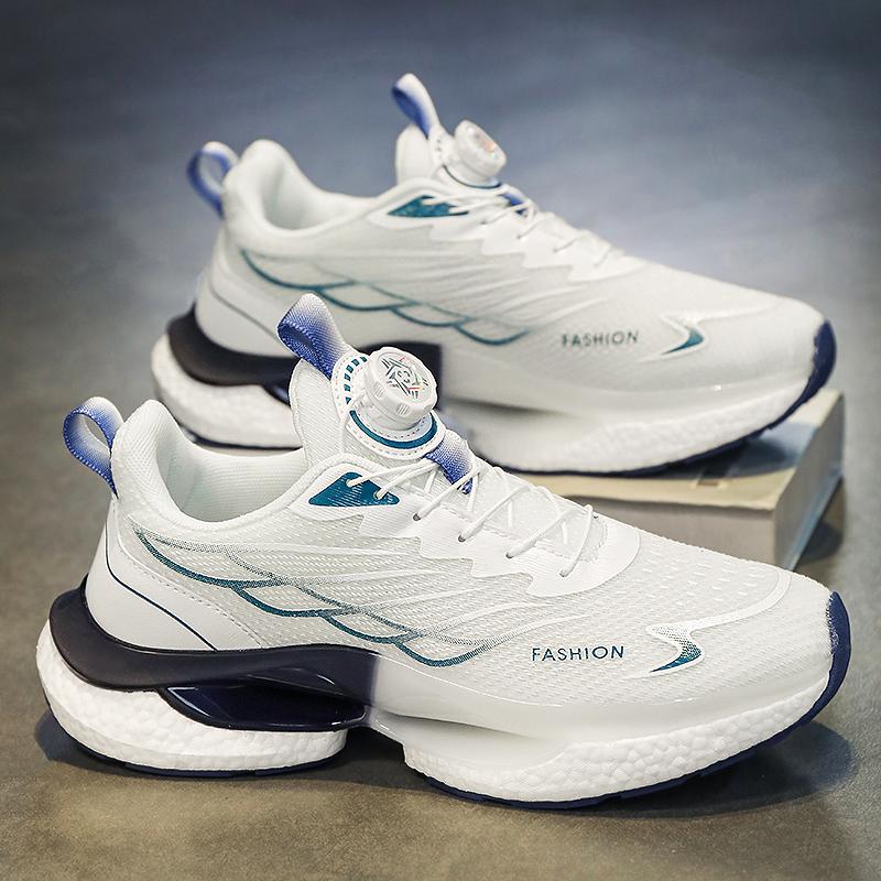 Domestic products joint autumn new autumn and winter sports leisure running height increase rotating button shoes