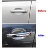 Car Decoration Door Handle Cover For Peugeot 207 308 407 3008 For Citroen C4 C6 Jumpy Cars Accessories Chrome Silver Styling
