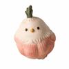 Creative Garlic Bird Tea Pet Cute Resin Garlic Bird Tea Figurine Small Fun Desktop Ornament Tea Table Decoration