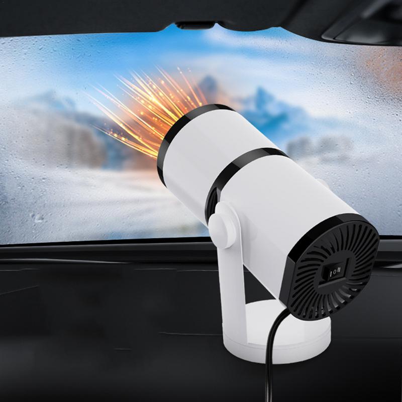12V 12/24V Car Heater 2 In 1 Car Heater Heating Cooling Fan Fast Heating Quickly Defrost Defogger Car Accessories