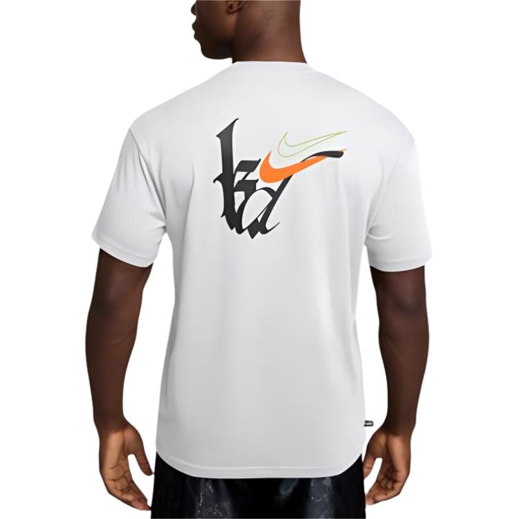 Nike As Kd M Nk M90 Tee Basketball Series Sports Crew Neck Pullover Short Sleeve T-Shirt Men Tops White HJ3426100