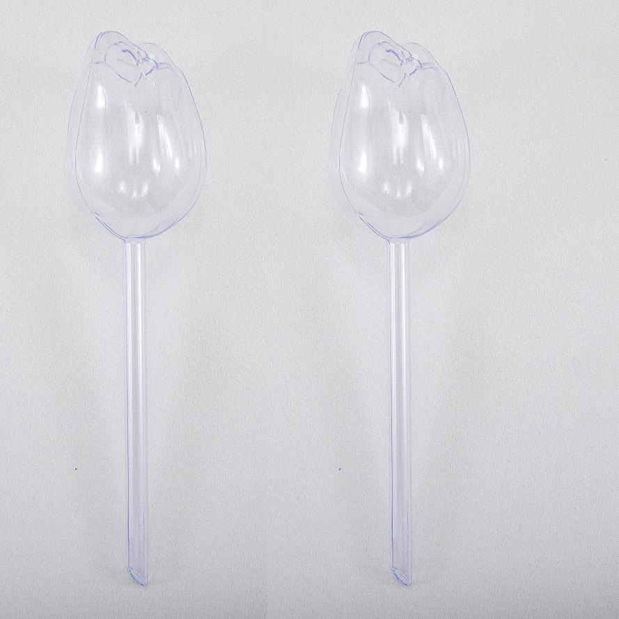 1/2Pcs Pomegranate Flower Watering Machine Glass Creative Modeling Watering Machine Pot Lazy Watering Machine Tulip Waterer