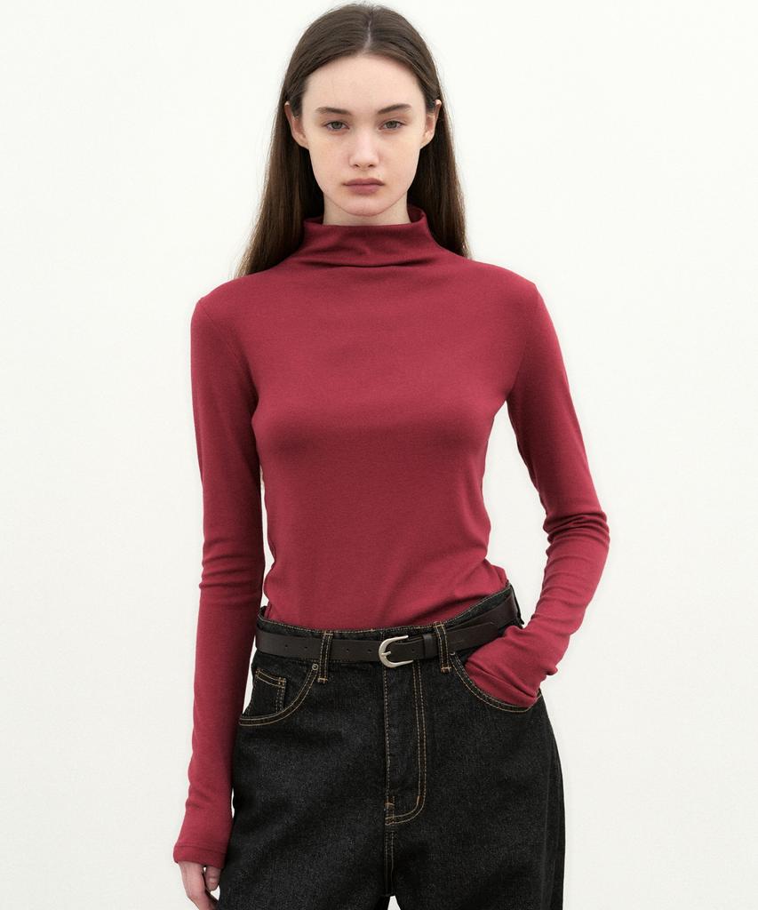 Nigaennikol [Essential] High Neck Slim Top_16 Color (H Type)