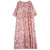 Summer Loose Plus Size Women's Round Neck Short Sleeved Dress