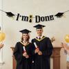 Gold Shining Glittery Gold Garland Glitter Decor Graduation Hanging Banner  Photo Background