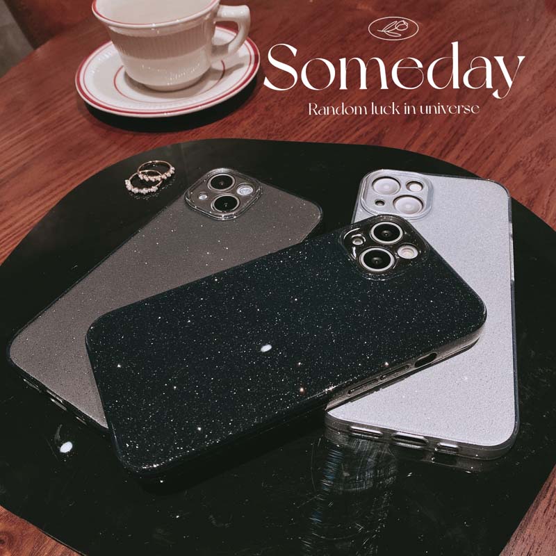 Solid Color Crystal Glitter Phone Case for IPhone 16 15 13 14 Plus 12 11 Pro Max Soft Silicone Candy Jelly Protective Back Cover