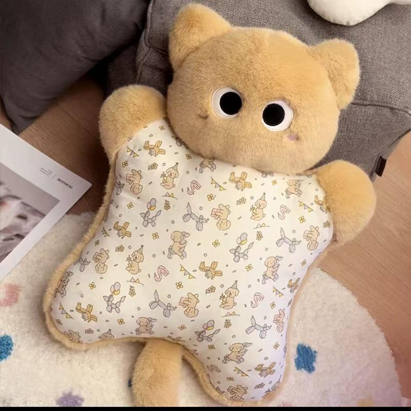 TreasuringU New Cat Plush Toys Cartoon Cat Stuffed Pillow Home Car Sleeping Soft Pillow Birthday gift
