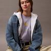 Calvin Klein Classic Letter Solid Color Cotton Short Sleeve T-Shirt Women Tops Purple 47B851G-VVH
