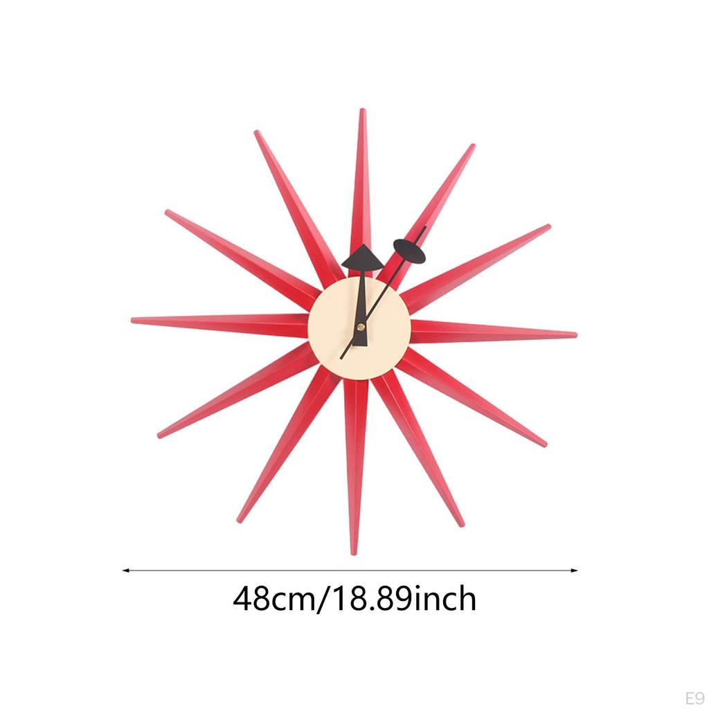 Clock, Decorative Housewarming Gift, Silent Ornament, Modern Wall Watch for Home, Office,