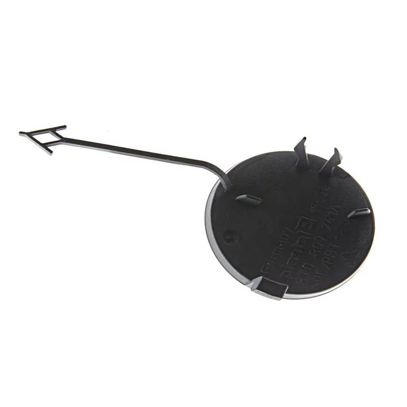 Front Bumper Tow Hook Cover Fit for  A4 B8 Black Durable ABS Exact Match Car Exterior Maintenance Accessory