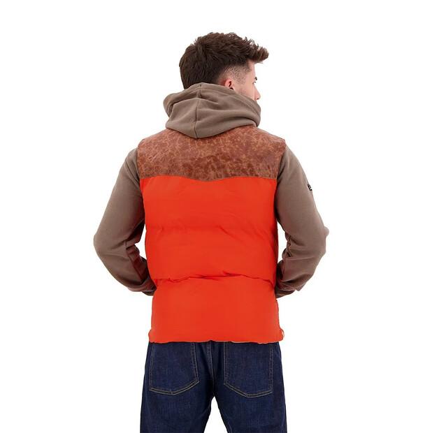 Superdry Mountain Leather Mix Vest