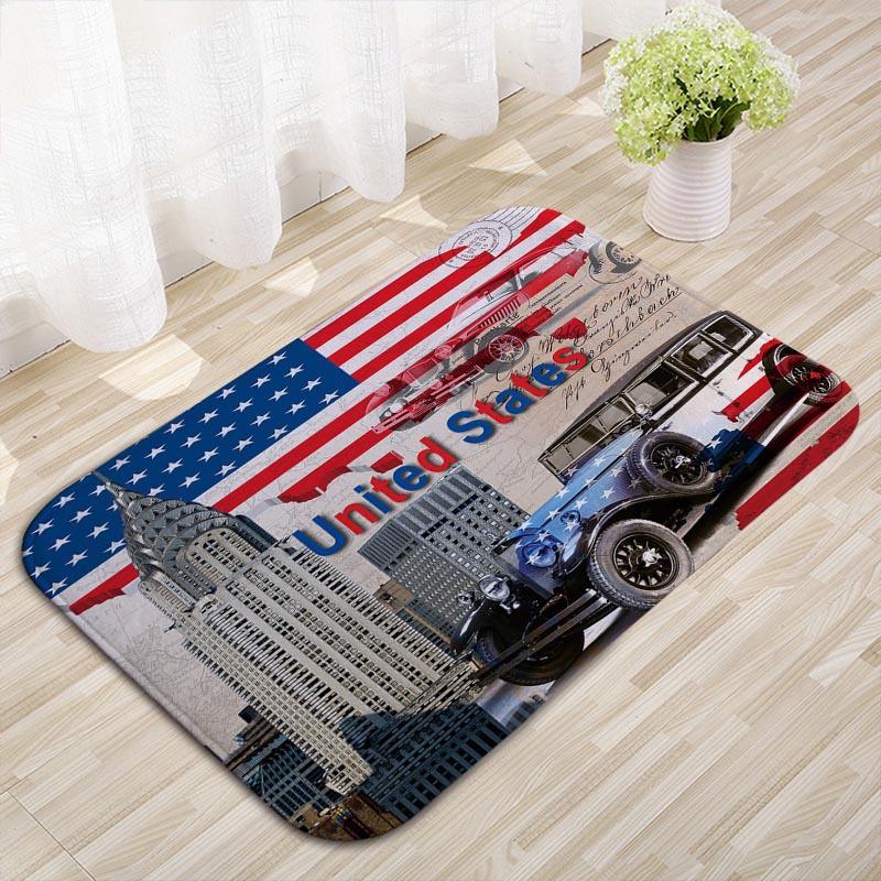 Building Tower Kitchen Floor Mat Bedroom Non-slip Carpet Household Door Mat Entry Floor
