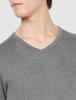 Hanes Long Sleeve Size L Size Men's V-Neck T-Shirt (HM4-Q509A), Charcoal, (Japan L)