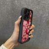 Romantic Rose Petal Art Phone Case for iPhone 17 16 15 14 13 12 11 Series Pro Max Plus Double Layer Protection