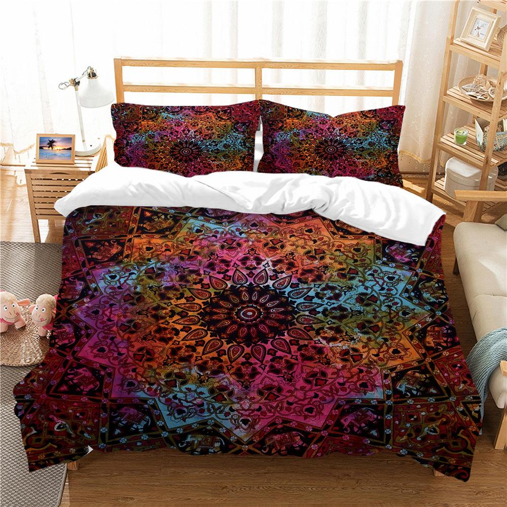 Bohemian Series Bedding Two Or Three Pieces Polyester 3D Digital Printing