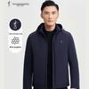 TRIES Men's Regular Fit Embroidered Jacket