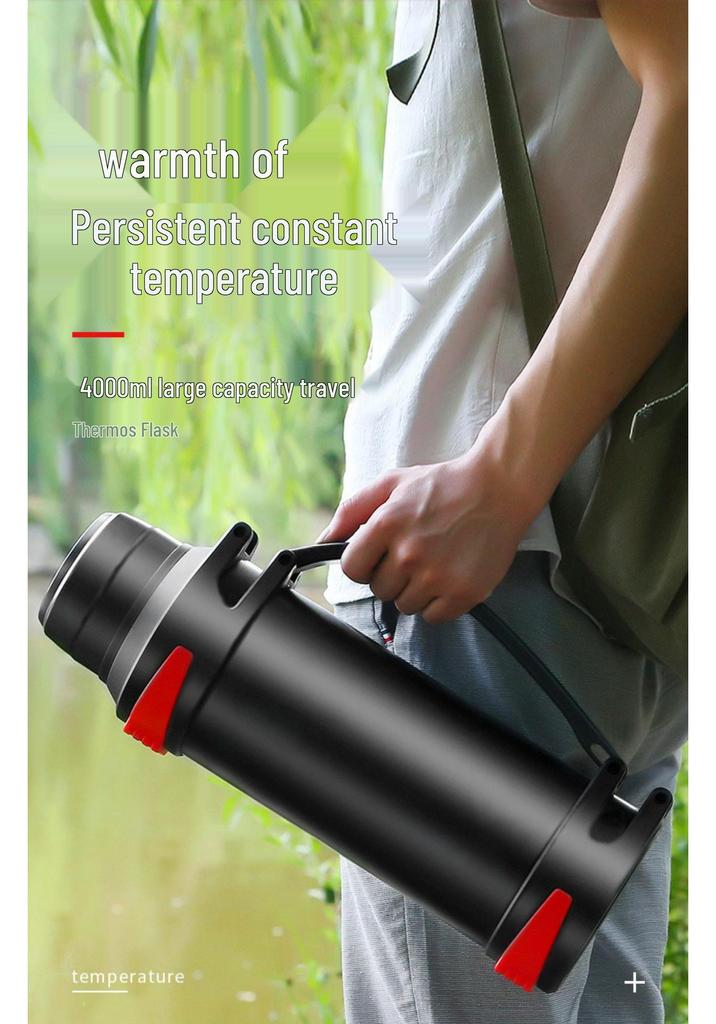 XL Insulated Mug for All, Large Capacity Outdoor Portable Thermos, Hot Water Bottle, Stainless Steel Cup